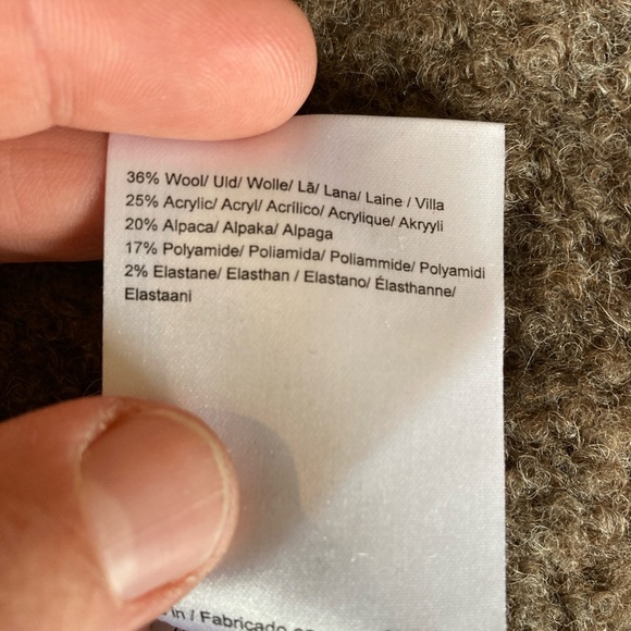 Long NoaNoa fuzzy wool blend cardigan - Picture 4 of 4